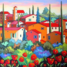 The ochres of Roussillon 24x24