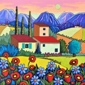 Sous le soleil de la Toscane 16x16