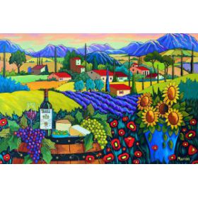 Plaisirs du vignoble 24x36