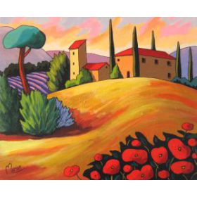 Soleil de Toscane 20x24