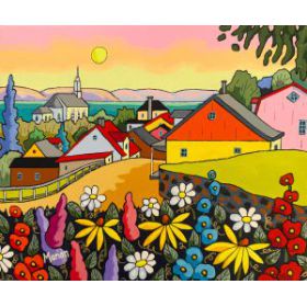 Patrimoine 10 x 12 - available at Fallen Leaf Art Gallery, Canmore