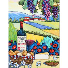 In Vino veritas 12x16