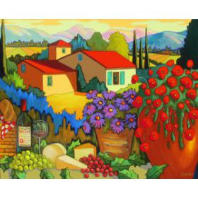 Vineyard Delights 24x30