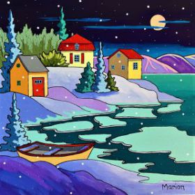 Une belle nuit 12x12