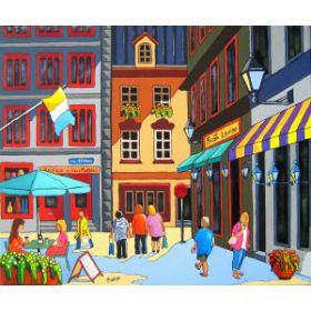 Rue St-Paul Vieux-Montral 20x24