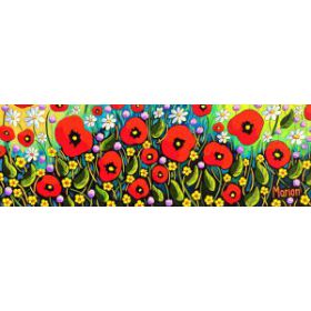 Poppies waltz 14x40