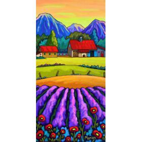 The perfume of lavender 8 x 16