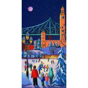 Nuit blanche  Montral 15x30