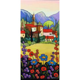 Petit soleil de Toscane 8x16