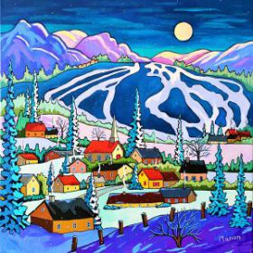 Au pied des pentes 16x16