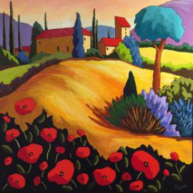 Heat of Provence 36x36