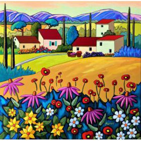 Matin de printemps 20x20