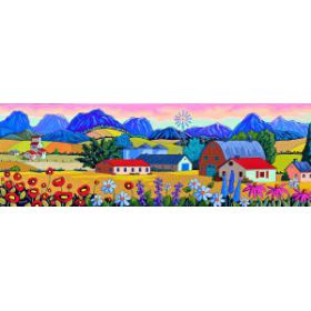 Morning light 16x48