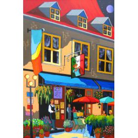 Soire romantique au Portofino 24x36