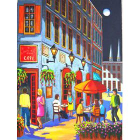 Soir de pleine lune 18x24