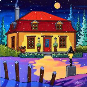 Moment tranquille 12x12