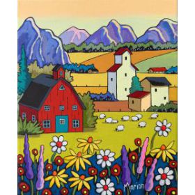 Un moment tranquille 8 x 10- disponible a Fallen Leaf Art Gallery, Canmore