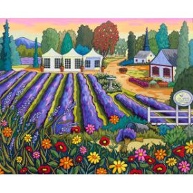 Jardins Aromes & Saveurs 24 x 30 - SOLD