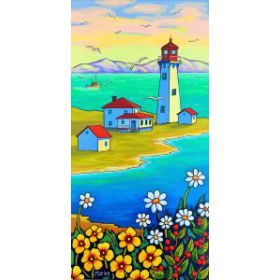 Les goélands du phare 8 x 16