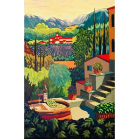 L'abbaye de Sénanque - Provence 40x60