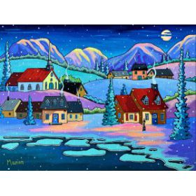 Poésie d'hiver 16x16