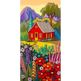 Dans la foret 8x16- disponible a Fallen Leaf Art Gallery, Canmore