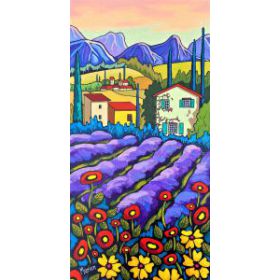 Lavender time 8x16