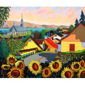 Des tournesols pour Château-Richer 30x36