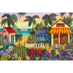 Une vibe tropicale 24x36