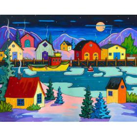 Lumieres de la nuit 14 x 18