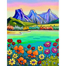 Les fleurs des Trois soeurs 8x10