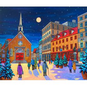 Place Royale, Vieux-Québec 20x24