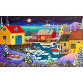 Nuit magique dans les maritimes 30x48