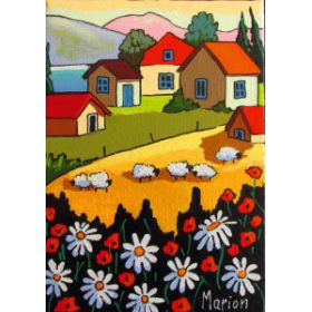Six moutons 5x7