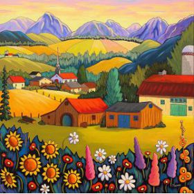 Au coeur de la vallée 24x24
