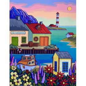 The fisherman 14 x 18