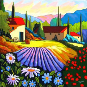 Provençal wink 30x30